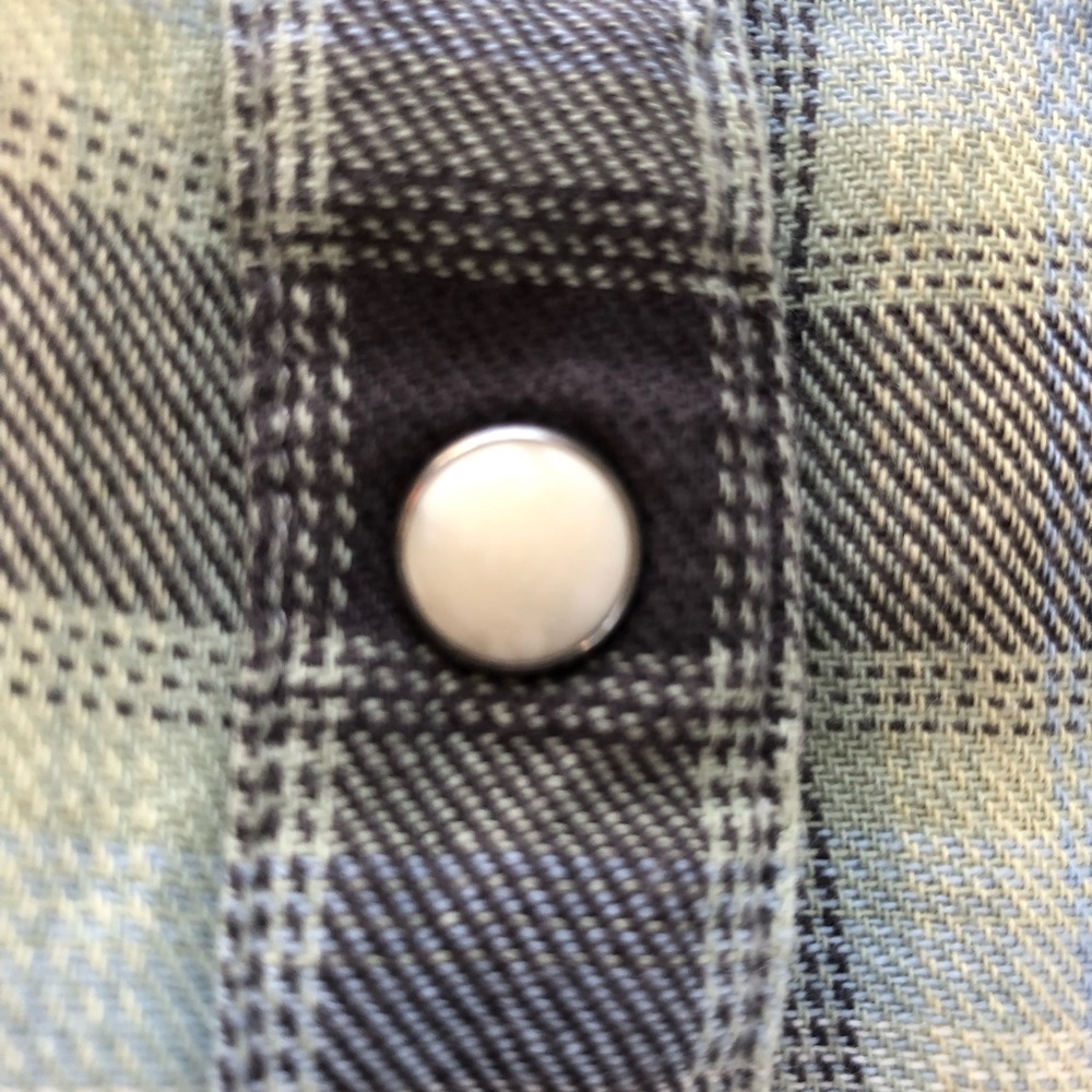 Ralph Lauren denim & supply pearl snap sawtooth cotton womens button up M rodeo - Picture 7 of 13